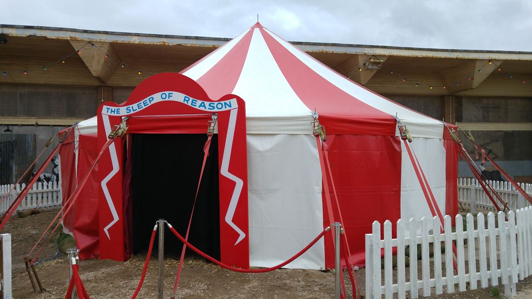 The Circus Tent at Dismaland
