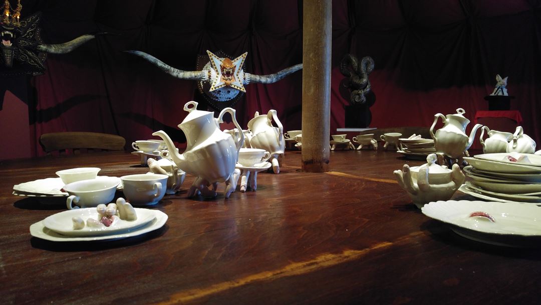 Untitled Feast in the Circus Tent at Dismaland